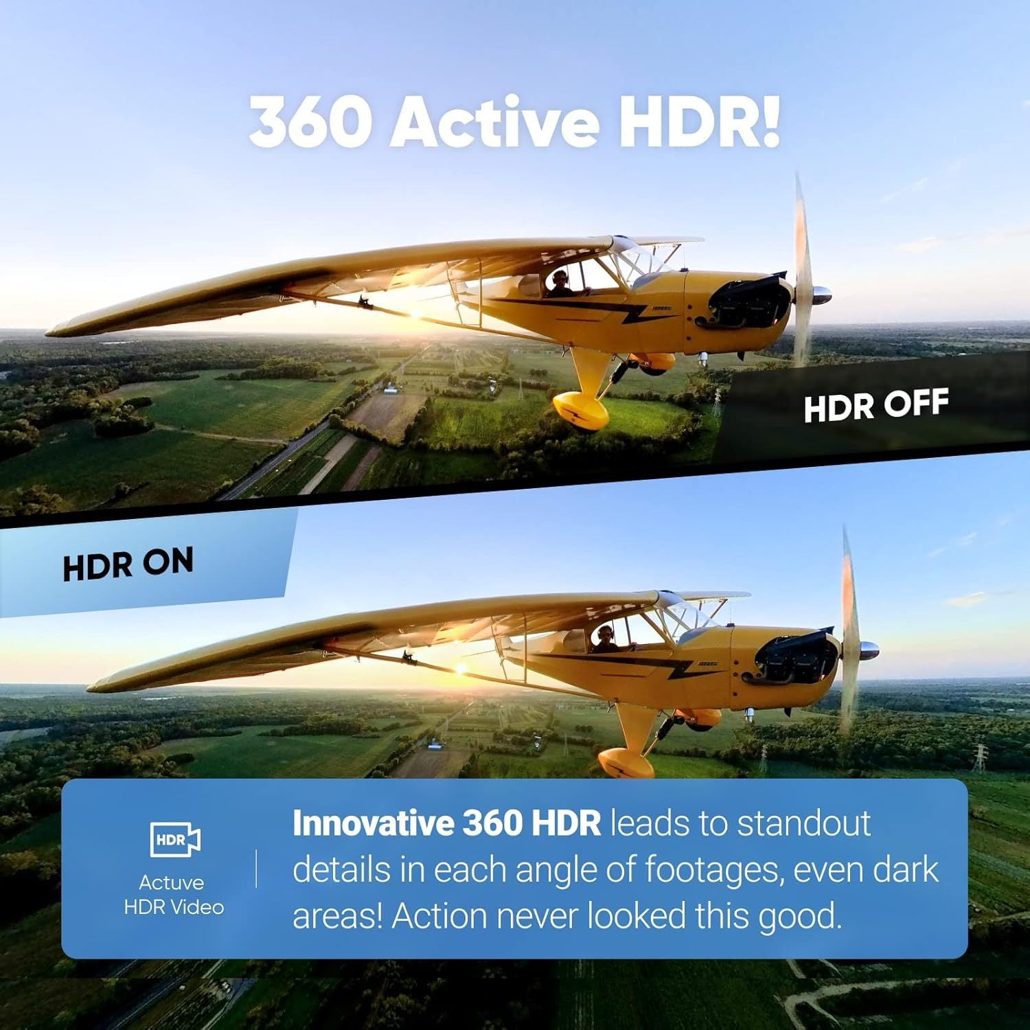 Insta360 X3 Waterproof 360 Action Camera 5.7K 72MP 360 Photo, 4K Single-Lens, 60fps Touchscreen, AI Editing (Renewed)