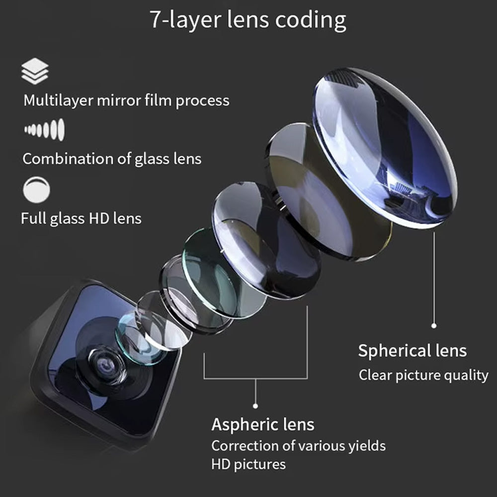 4K Wearable Camera 4K\u002F60FPS Wearable Camera | Hands-Free POV Capture, Head-Mounted Sports Camera, HD Outdoor Sports Camera, Smart Anti-Shake Ride Recorder - 64GB Memory Card