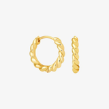 Croissant Hoop Earrings