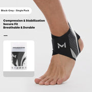 Lightweight Adjustable Ankle Brace for Sports Support