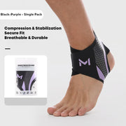 Lightweight Adjustable Ankle Brace for Sports Support