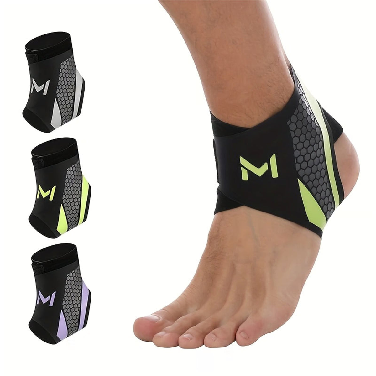 Lightweight Adjustable Ankle Brace for Sports Support