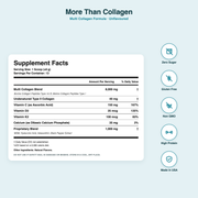 More Than Collagen — Type 1,2,3 Collagen, MSM, Hyaluronic Acid + FREE Packet