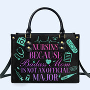 Nurse 01 - Personalized Custom Leather Handbag - nurse01