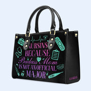 Nurse 01 - Personalized Custom Leather Handbag - nurse01