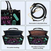 Nurse 01 - Personalized Custom Leather Handbag - nurse01