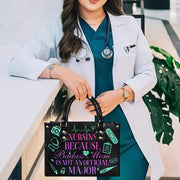 Nurse 01 - Personalized Custom Leather Handbag - nurse01