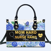 Nurse 02 - Personalized Custom Leather Handbag - nurse02