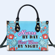 Nurse 04 - Personalized Custom Leather Handbag - nurse04