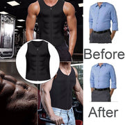 🍂Autumn Promotion 74%💥Men's Workout Zipper Body Shaper Tank Top