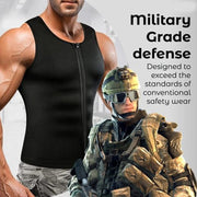 🍂Autumn Promotion 74%💥Men's Workout Zipper Body Shaper Tank Top