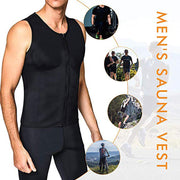 🍂Autumn Promotion 74%💥Men's Workout Zipper Body Shaper Tank Top