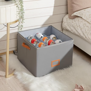 ⏰🔥LIMITED TIME 49% OFF! 👟 Fabric Shoe Organizer Storage Box – Foldable, Large Capacity, Dustproof & Breathable for Closet & Bedroom 🧺✨
