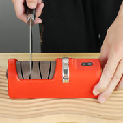 🔥Automatic Kitchen Knife Sharpener – Cordless, Diamond Wheel & Suction Base 🔪⚡