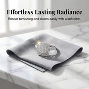 💖LAST DAY SALE 50% OFF!!✨Brilliant Double Halo Square Ring for Women